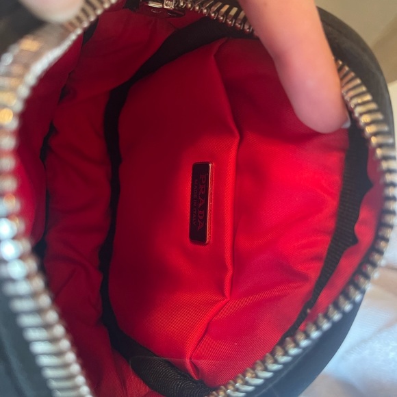 Prada cargo nylon wristlet pouch in black - Picture 6 of 6